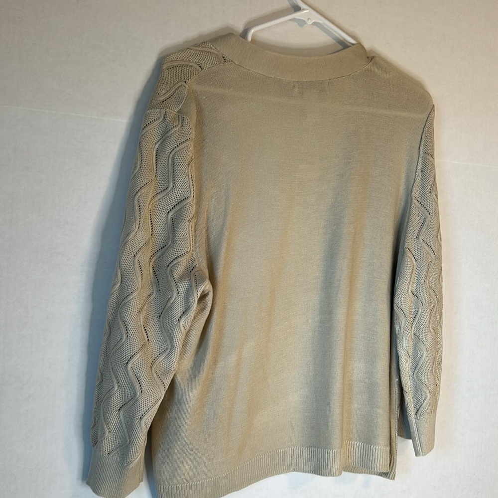 Nwt Christopher & Banks Open Front Lightweight Cr… - image 2